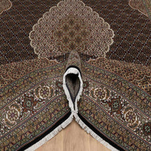 Load image into Gallery viewer, Hand-Knotted Traditional Mahi Design Oriental Handmade Wool/Silk  Rug (Size 8.10 X 12.5) Cwral-11880