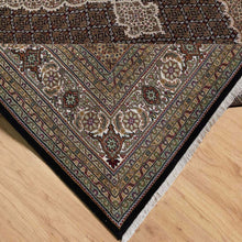 Load image into Gallery viewer, Hand-Knotted Traditional Mahi Design Oriental Handmade Wool/Silk  Rug (Size 8.10 X 12.5) Cwral-11880