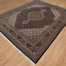 Load image into Gallery viewer, Hand-Knotted Traditional Mahi Design Oriental Handmade Wool/Silk  Rug (Size 8.1 X 10.3) Cwral-11883