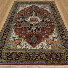 Load image into Gallery viewer, Hand-Knotted Fine Traditional Design Oriental Handmade Wool Rug (Size 7.8 X 10.3) Cwral-11892