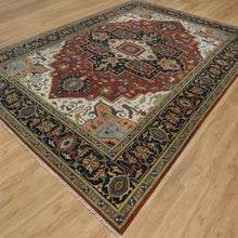 Load image into Gallery viewer, Hand-Knotted Fine Traditional Design Oriental Handmade Wool Rug (Size 9.10 X 14.4) Cwral-11895