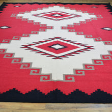 Load image into Gallery viewer, Hand-Woven Reversible Southwestern Design Handmade Kilim Rug (Size 9.9 X 12.1) Cwral-11904