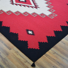 Load image into Gallery viewer, Hand-Woven Reversible Southwestern Design Handmade Kilim Rug (Size 9.9 X 12.1) Cwral-11904