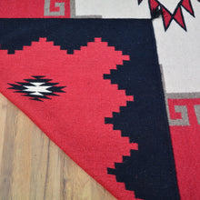 Load image into Gallery viewer, Hand-Woven Reversible Southwestern Design Handmade Kilim Rug (Size 9.9 X 12.1) Cwral-11904