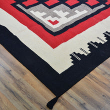 Load image into Gallery viewer, Hand-Woven Reversible Southwestern Design Handmade Kilim Rug (Size 10.1 X 13.9) Cwral-11907