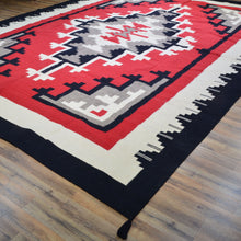 Load image into Gallery viewer, Hand-Woven Reversible Southwestern Design Handmade Kilim Rug (Size 10.1 X 13.9) Cwral-11907