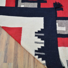 Load image into Gallery viewer, Hand-Woven Reversible Southwestern Design Handmade Kilim Rug (Size 10.1 X 13.9) Cwral-11907