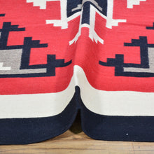 Load image into Gallery viewer, Hand-Woven Reversible Southwestern Design Handmade Kilim Rug (Size 10.1 X 13.9) Cwral-11907