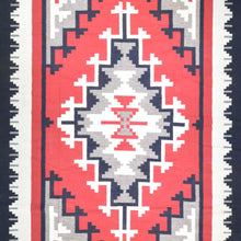Load image into Gallery viewer, Hand-Woven Reversible Southwestern Design Handmade Kilim Rug (Size 10.1 X 13.9) Cwral-11907