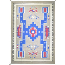 Load image into Gallery viewer, Hand-Woven Reversible Southwestern Design Handmade Kilim Rug (Size 10.1 X 14.0) Cwral-11910