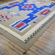 Load image into Gallery viewer, Hand-Woven Reversible Southwestern Design Handmade Kilim Rug (Size 10.1 X 14.0) Cwral-11910