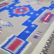 Load image into Gallery viewer, Hand-Woven Reversible Southwestern Design Handmade Kilim Rug (Size 10.1 X 14.0) Cwral-11910