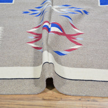 Load image into Gallery viewer, Hand-Woven Reversible Southwestern Design Handmade Kilim Rug (Size 10.1 X 14.0) Cwral-11910