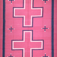 Load image into Gallery viewer, Hand-Woven Reversible Southwestern Design Handmade Kilim Rug (Size 10.2 X 13.11) Cwral-11913