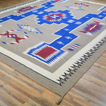 Load image into Gallery viewer, Hand-Woven Reversible Southwestern Design Handmade Kilim Rug (Size 9.2 X 11.11) Cwral-11916