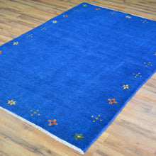 Load image into Gallery viewer, Hand-Knotted Contemporary Design Oriental Handmade Wool Rug (Size 4.1 X 6.3) Cwral-11928