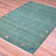 Load image into Gallery viewer, Hand-Knotted Contemporary Design Oriental Handmade Wool Rug (Size 4.0 X 6.1) Cwral-11931