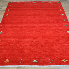 Load image into Gallery viewer, Hand-Knotted Contemporary Design Oriental Handmade Wool Rug (Size 4.1 X 6.3) Cwral-11934