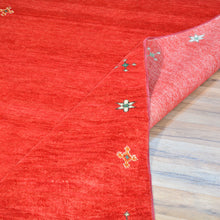 Load image into Gallery viewer, Hand-Knotted Contemporary Design Oriental Handmade Wool Rug (Size 4.1 X 6.3) Cwral-11934