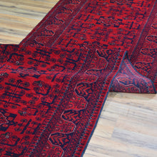 Load image into Gallery viewer, Hand-Knotted Turkoman Tribal Design Oriental Handmade Wool Rug (Size 2.8 X 13.0) Cwral-11940