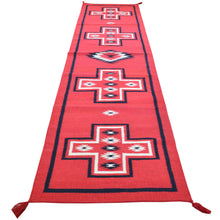 Load image into Gallery viewer, Hand-Woven Reversible Southwestern Design Handmade Kilim Rug (Size 2.8 X 12.0) Cwral-11946