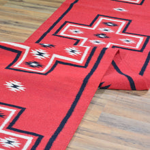 Load image into Gallery viewer, Hand-Woven Reversible Southwestern Design Handmade Kilim Rug (Size 2.8 X 12.0) Cwral-11946