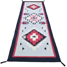 Load image into Gallery viewer, Hand-Woven Reversible Southwestern Design Handmade Kilim Rug (Size 2.8 X 10.3) Cwral-11952