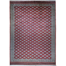 Load image into Gallery viewer, Hand-Knotted Jaldar Bokhara Design Oriental Handmade Wool Rug (Size 10.2 X 13.9) Cwral-11964