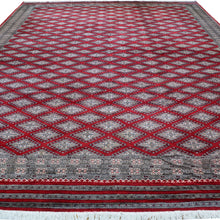 Load image into Gallery viewer, Hand-Knotted Jaldar Bokhara Design Oriental Handmade Wool Rug (Size 10.2 X 13.9) Cwral-11964