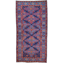 Load image into Gallery viewer, Hand-Woven Vintage Russian Soumak Kazak Design Handmade Rug (Size 5.11 X 11.4) Cwral-11967
