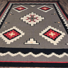Load image into Gallery viewer, Hand-Woven Reversible Southwestern Design Handmade Kilim Rug (Size 9.2 X 12.2) Cwral-11979