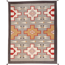Load image into Gallery viewer, Hand-Woven Reversible Southwestern Design Handmade Kilim Rug (Size 9.3 X 11.11) Cwral-11991
