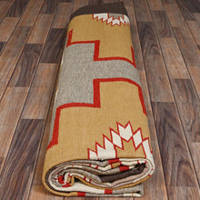 Load image into Gallery viewer, Hand-Woven Reversible Southwestern Design Handmade Kilim Rug (Size 9.3 X 11.11) Cwral-11991
