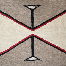 Load image into Gallery viewer, Textile design with a cross pattern on a beige background