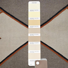 Load image into Gallery viewer, Pantone color swatch on a textured surface with geometric patterns