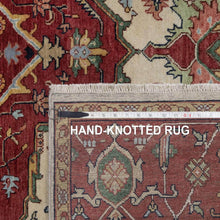Load image into Gallery viewer, Hand-Knotted Traditional Heriz Design Oriental Handmade Wool Rug (Size 8.0 X 10.2) Cwral-12024
