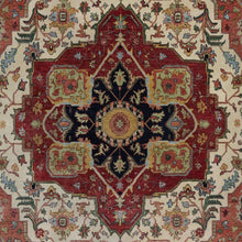 Load image into Gallery viewer, Hand-Knotted Traditional Heriz Design Oriental Handmade Wool Rug (Size 8.0 X 10.2) Cwral-12024