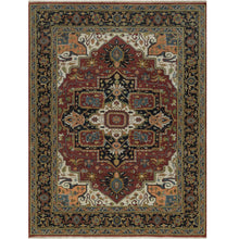 Load image into Gallery viewer, Hand-Knotted Traditional Heriz Design Oriental Handmade Wool Rug (Size 7.8 X 10.0) Cwral-12027