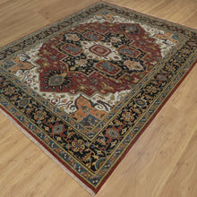 Load image into Gallery viewer, Hand-Knotted Traditional Heriz Design Oriental Handmade Wool Rug (Size 7.8 X 10.0) Cwral-12027