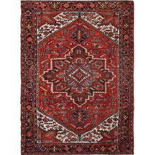 Load image into Gallery viewer, Hand-Knotted Traditional Persian Heriz Oriental Handmade Wool Rug (Size 7.0 X 11.0) Cwral-12030