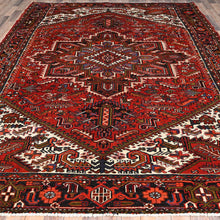 Load image into Gallery viewer, Hand-Knotted Traditional Persian Heriz Oriental Handmade Wool Rug (Size 7.0 X 11.0) Cwral-12030
