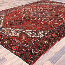 Load image into Gallery viewer, Hand-Knotted Traditional Persian Heriz Oriental Handmade Wool Rug (Size 7.0 X 11.0) Cwral-12030