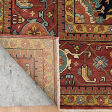 Load image into Gallery viewer, Hand-Knotted Traditional Heriz Design Oriental Handmade Wool Rug (Size 12.0 X 15.2) Cwral-12033