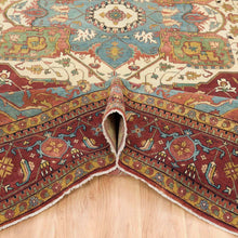 Load image into Gallery viewer, Hand-Knotted Traditional Heriz Design Oriental Handmade Wool Rug (Size 12.0 X 15.2) Cwral-12033