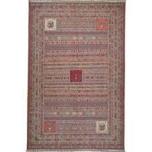 Load image into Gallery viewer, Decorative rug with intricate patterns on a white background