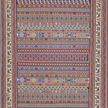 Load image into Gallery viewer, Colorful patterned rug with intricate design