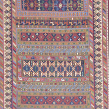Load image into Gallery viewer, Colorful patterned rug with intricate designs