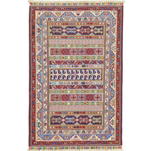 Load image into Gallery viewer, Hand-Woven Oriental Fine Soumak Traditional Handmade Tribal Rug (Size 2.0 X 3.0) Cwral-12057