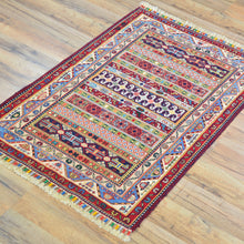 Load image into Gallery viewer, Hand-Woven Oriental Fine Soumak Traditional Handmade Tribal Rug (Size 2.0 X 3.0) Cwral-12057