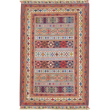 Load image into Gallery viewer, Decorative rug with intricate patterns on a white background